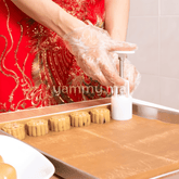 Set. 6 Tampons à Biscuits Rond 4.5 Cm M3